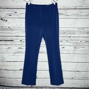White House Black Market NWT Size 4 Blue The Slim Trouser Dress Pants